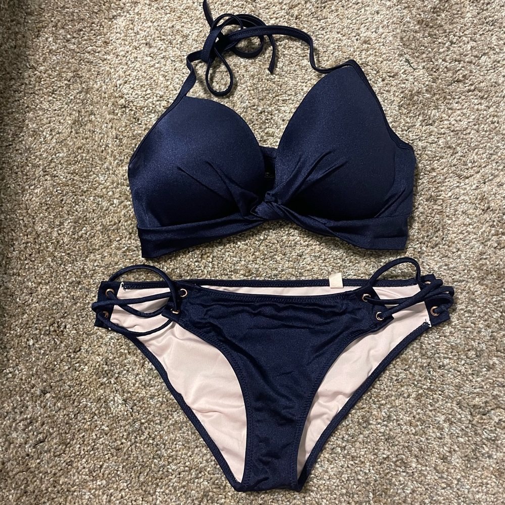 Shade and Shore (Target) Navy Blue Bikini